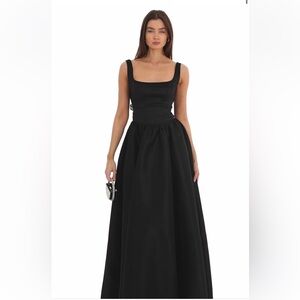 Lucy in the Sky Black Maxi Dress